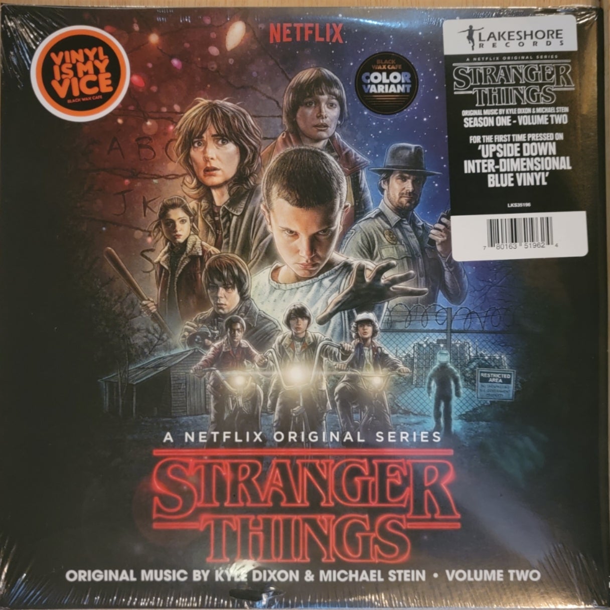 Stranger Things Volume One 'Upside Down Inter-Dimensional Blue' Vinyl –  lakeshorerecords